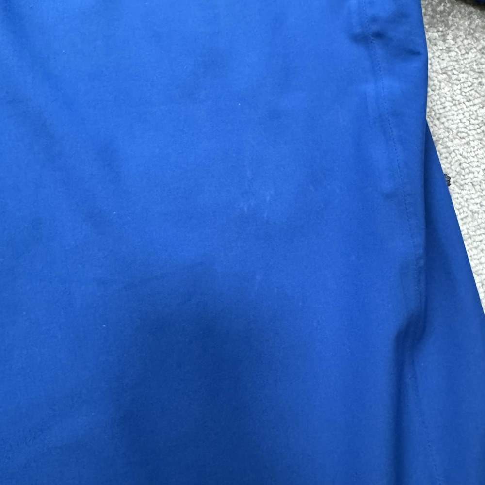 Fjallraven Abisko Eco Shell Blue Jacket Men's Small Hiking Rain Hood Pockets Zip - Picture 10 of 11